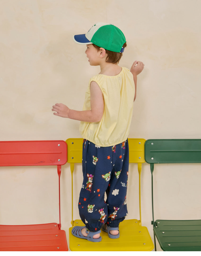 [26S] All-Over Seersucker Relaxed Pants