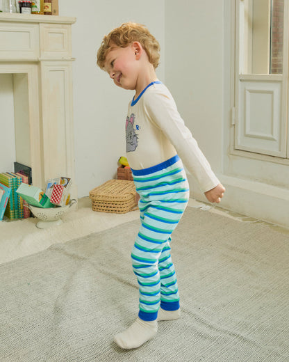 Enzyme Stripe Point Loungewear