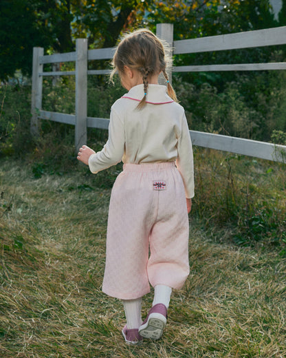 Woven Jacquard 3/4 Pants