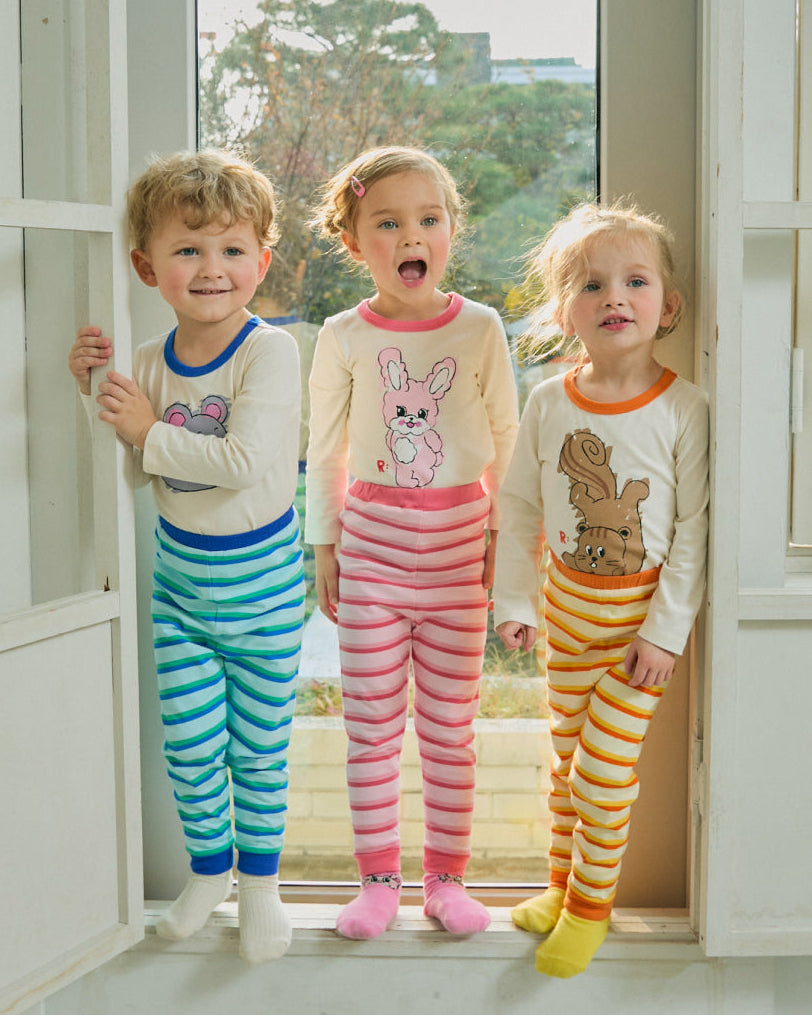 Enzyme Stripe Point Loungewear