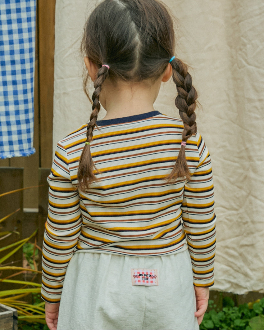 Stretch Rib Stripe T-Shirt