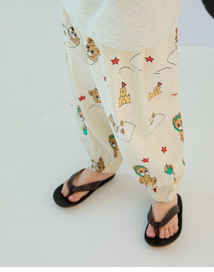[26S] All-Over Seersucker Relaxed Pants