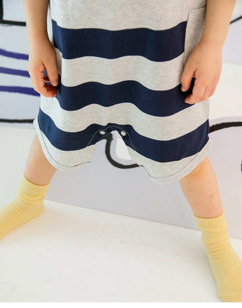 [26S] Stripe Jumpsuit