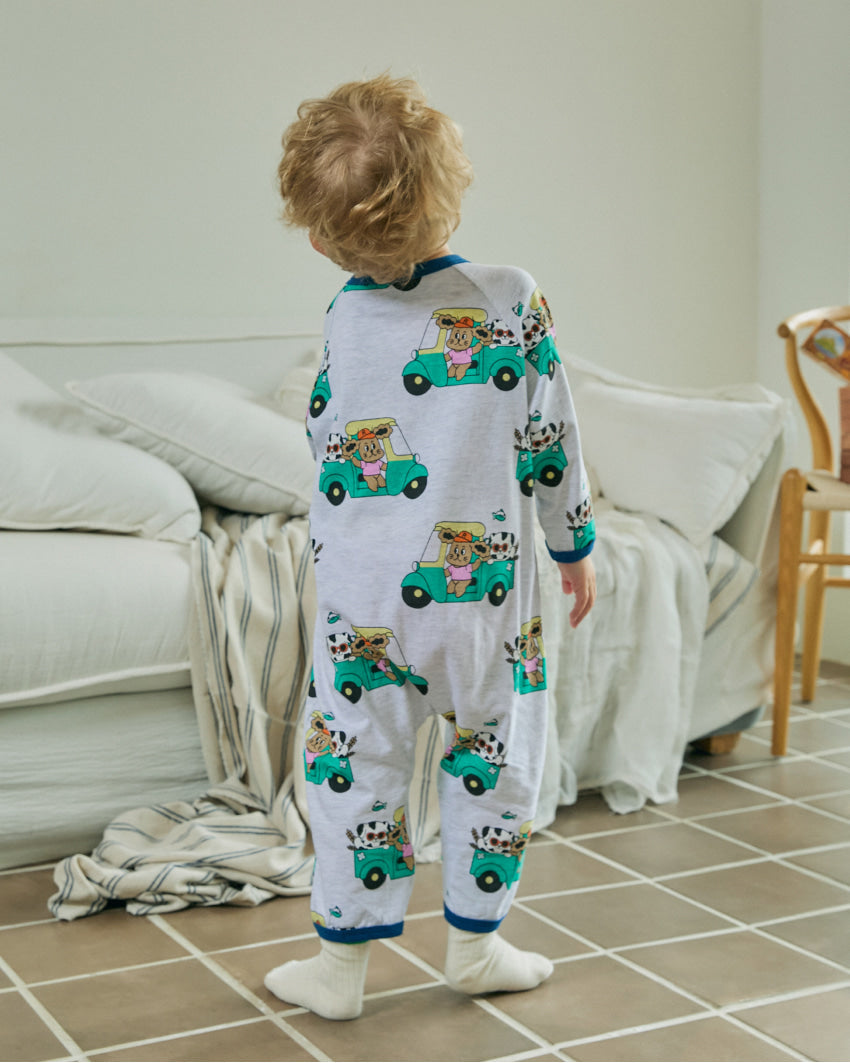 Cotton Modal All-Over Quick-Open Loose Fit Suit