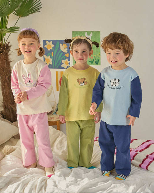 Bamboo Color Block Loungewear