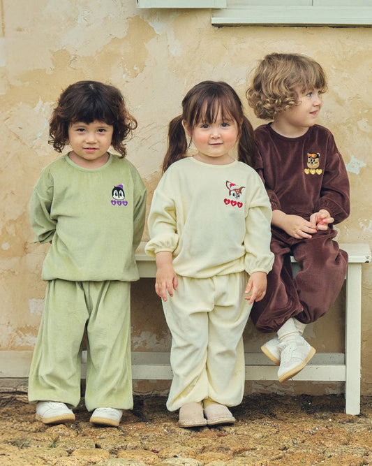 Jersey Velour Cozy Loose Fit Set