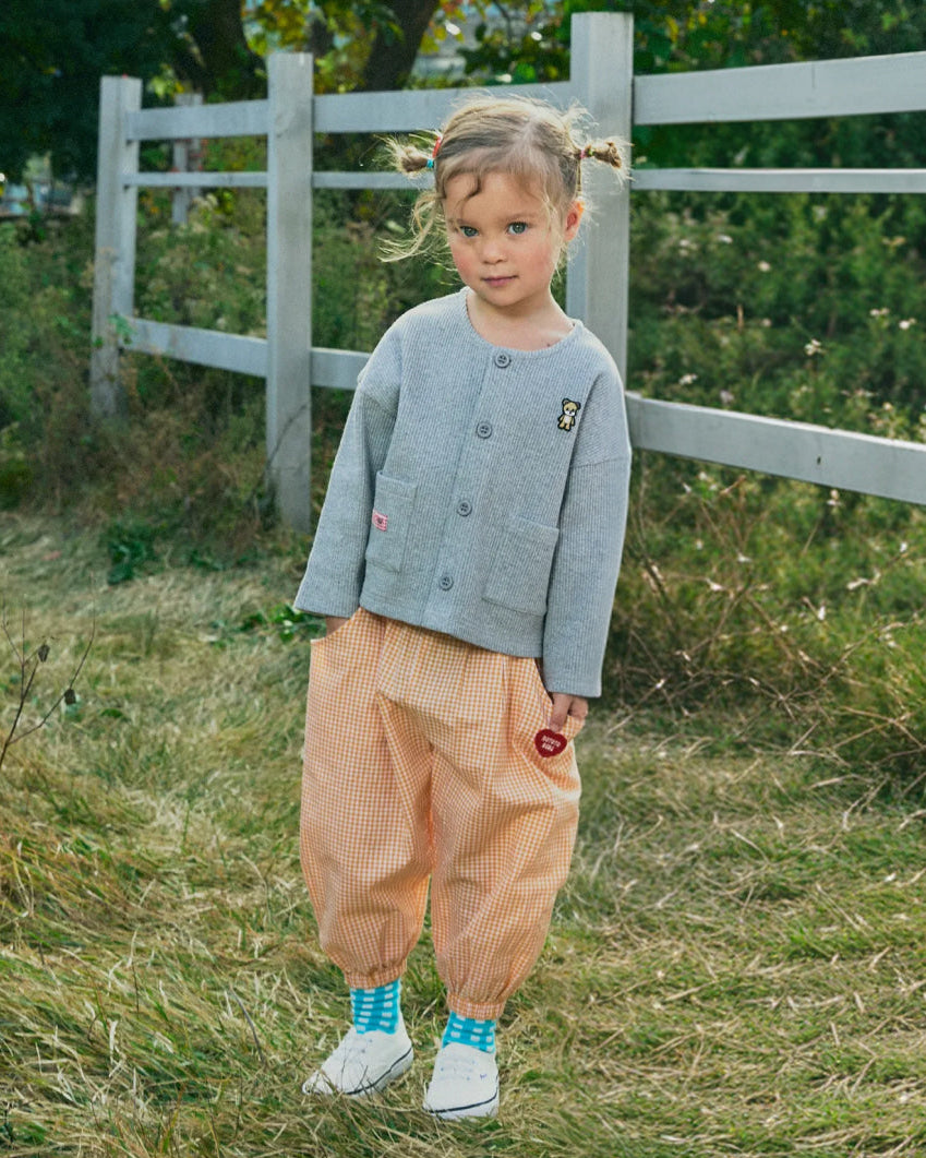 Woven Check Pocket Pants