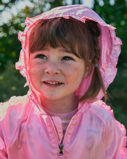 Nylon Shirring Lightweight Jumper