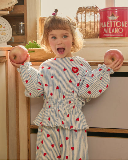 Crepe Heart Ruffle Set