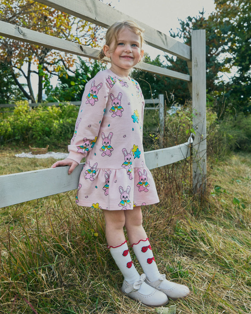 Mini French Terry All-Over Dress