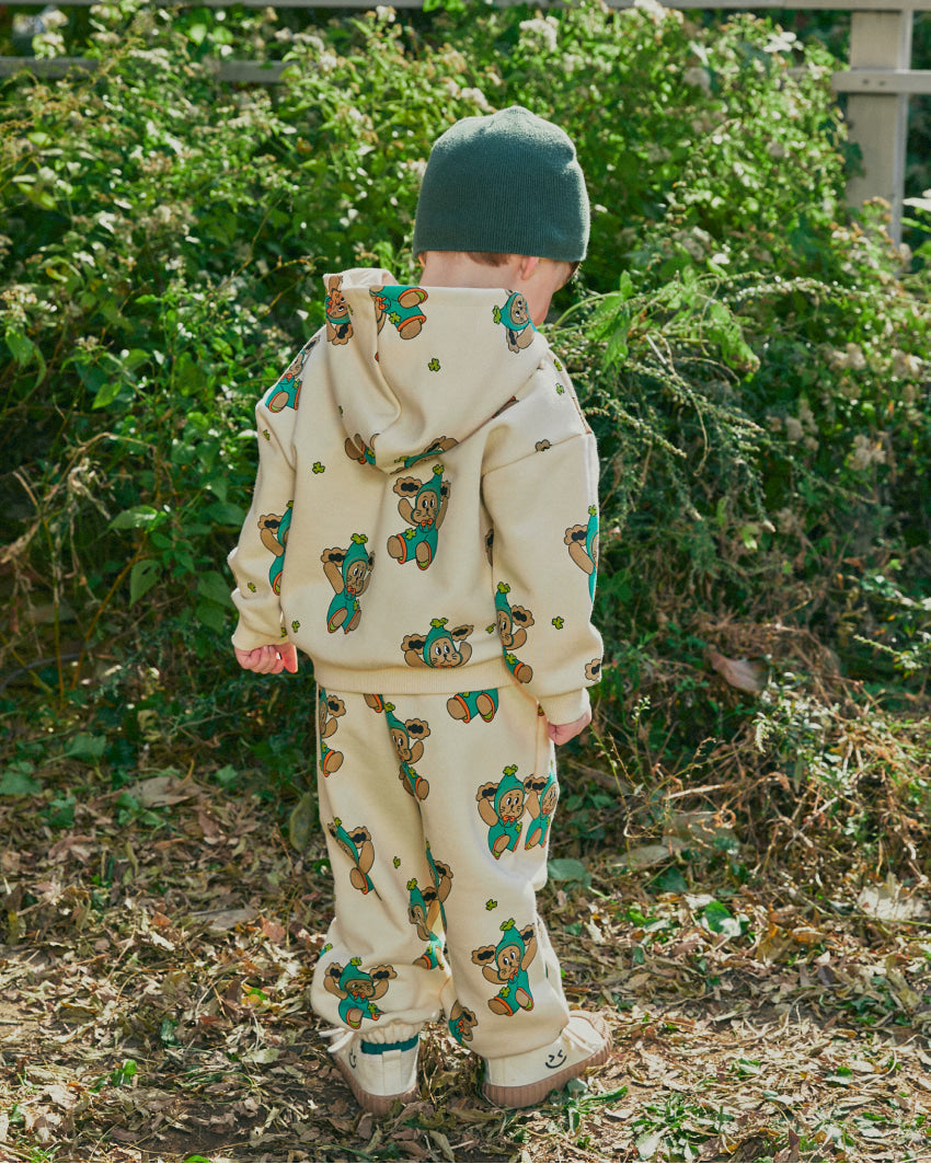 Mini French Terry All-Over Hoodie Set