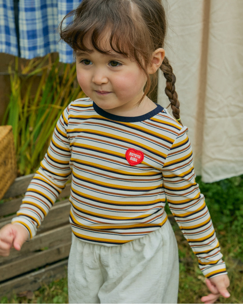 Stretch Rib Stripe T-Shirt