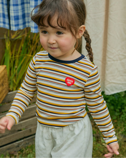 Stretch Rib Stripe T-Shirt