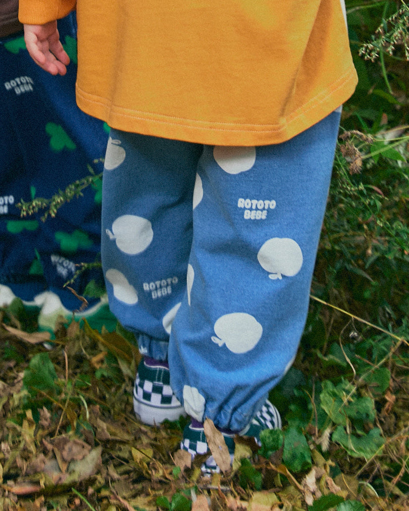 Jersey Denim All-Over Jogger Pants