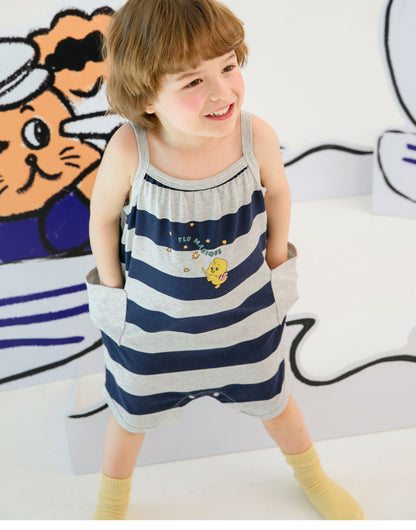 [26S] Stripe Jumpsuit