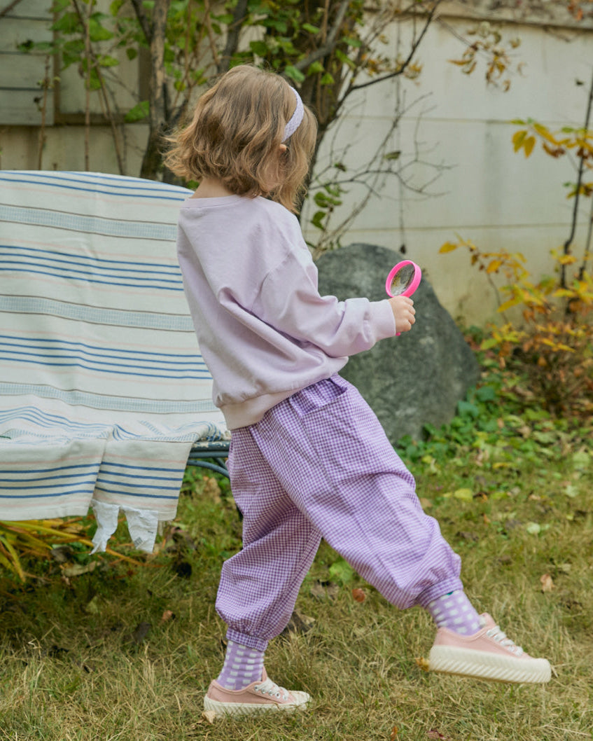 Woven Check Pocket Pants