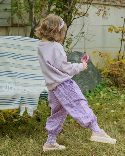 Woven Check Pocket Pants