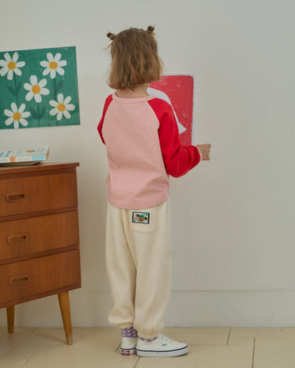 Waffle Button Point Jogger Pants