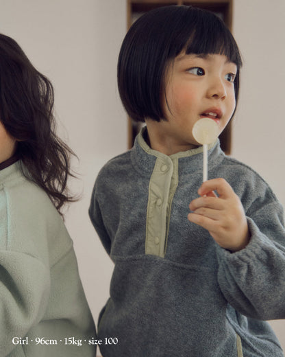 [26W] Atelier Somsom Fleece Anorak Sweatshirt
