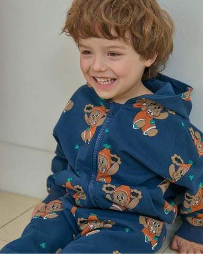 Mini French Terry All-Over Hoodie Set