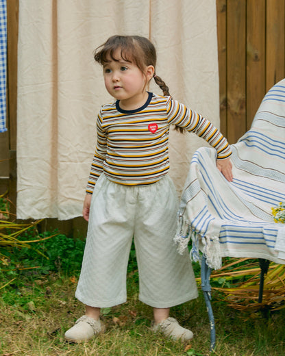 Woven Jacquard 3/4 Pants