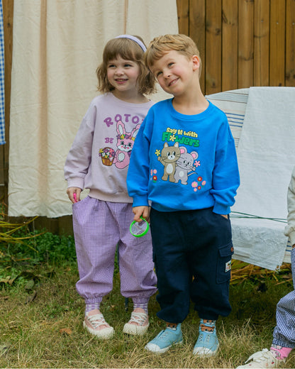 Mini French Terry Point Sweatshirt