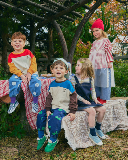 Jersey Denim All-Over Jogger Pants