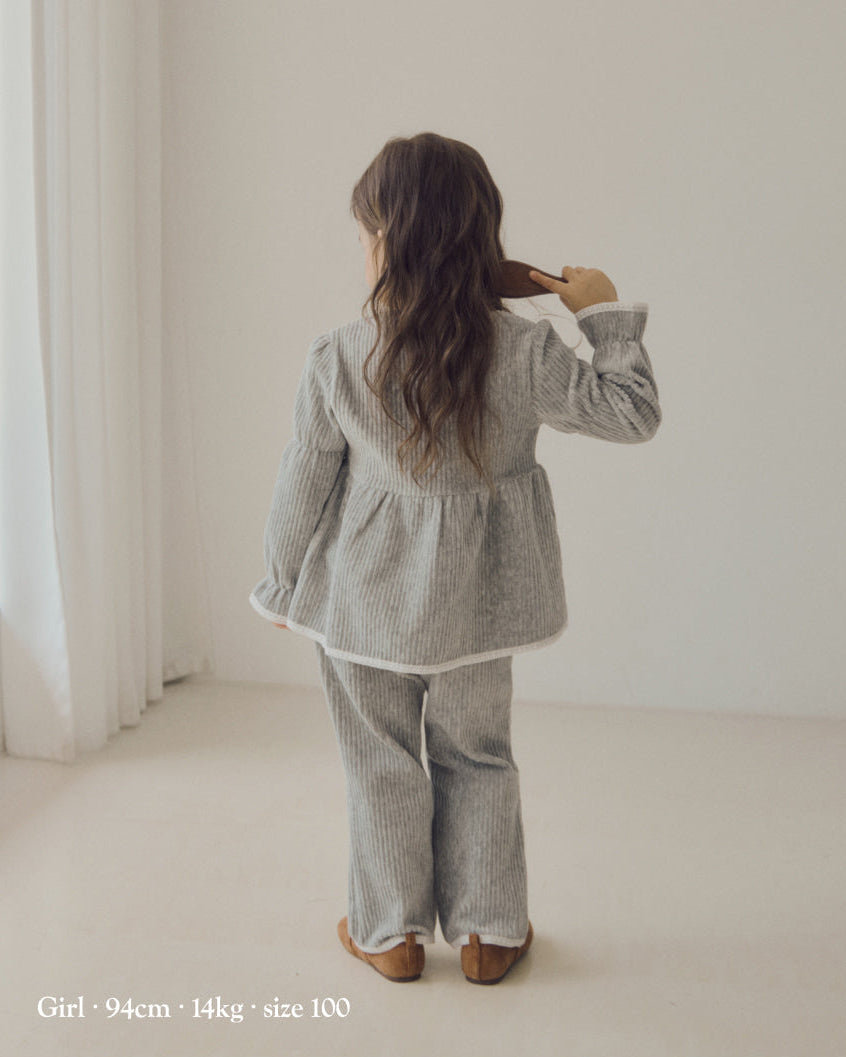 [26W] Atelier Velour Bootcut Set-up