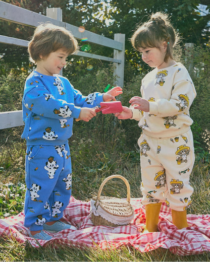 Mini French Terry All-Over Set