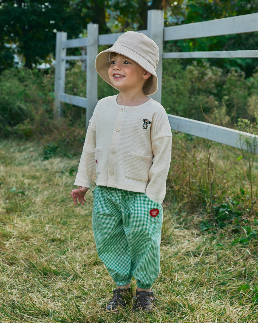 Woven Check Pocket Pants