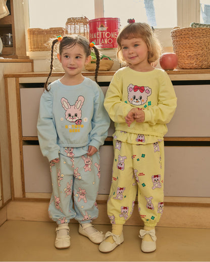 Mini French Terry Shirring Point Set