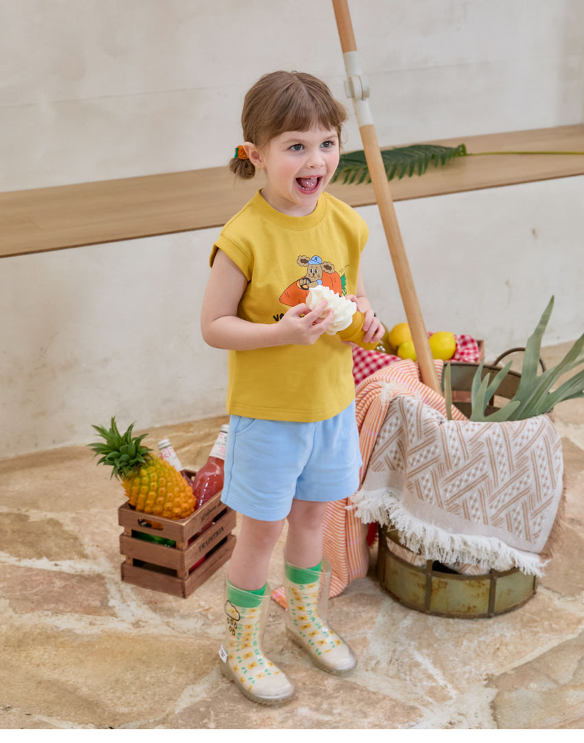 [26S] Mini French Terry Sleeveless Set
