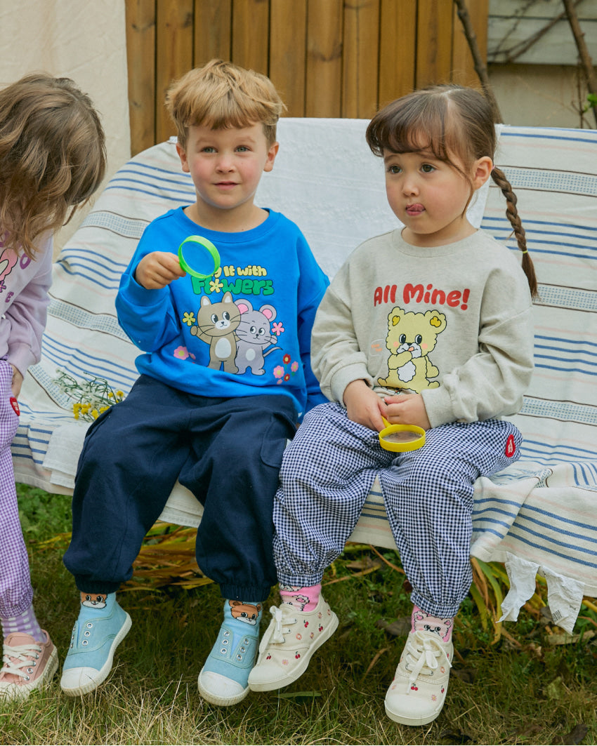 Mini French Terry Point Sweatshirt