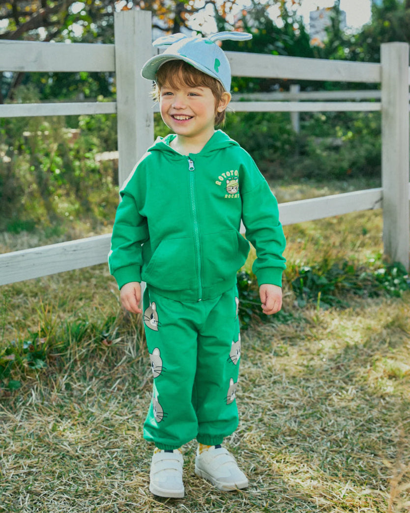 Denim All-Over Earflap Ball Cap