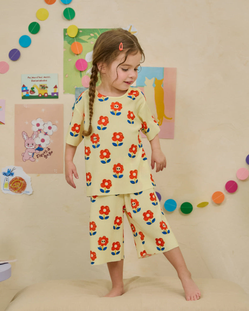 [26S] Crinkle All-Over Loungewear