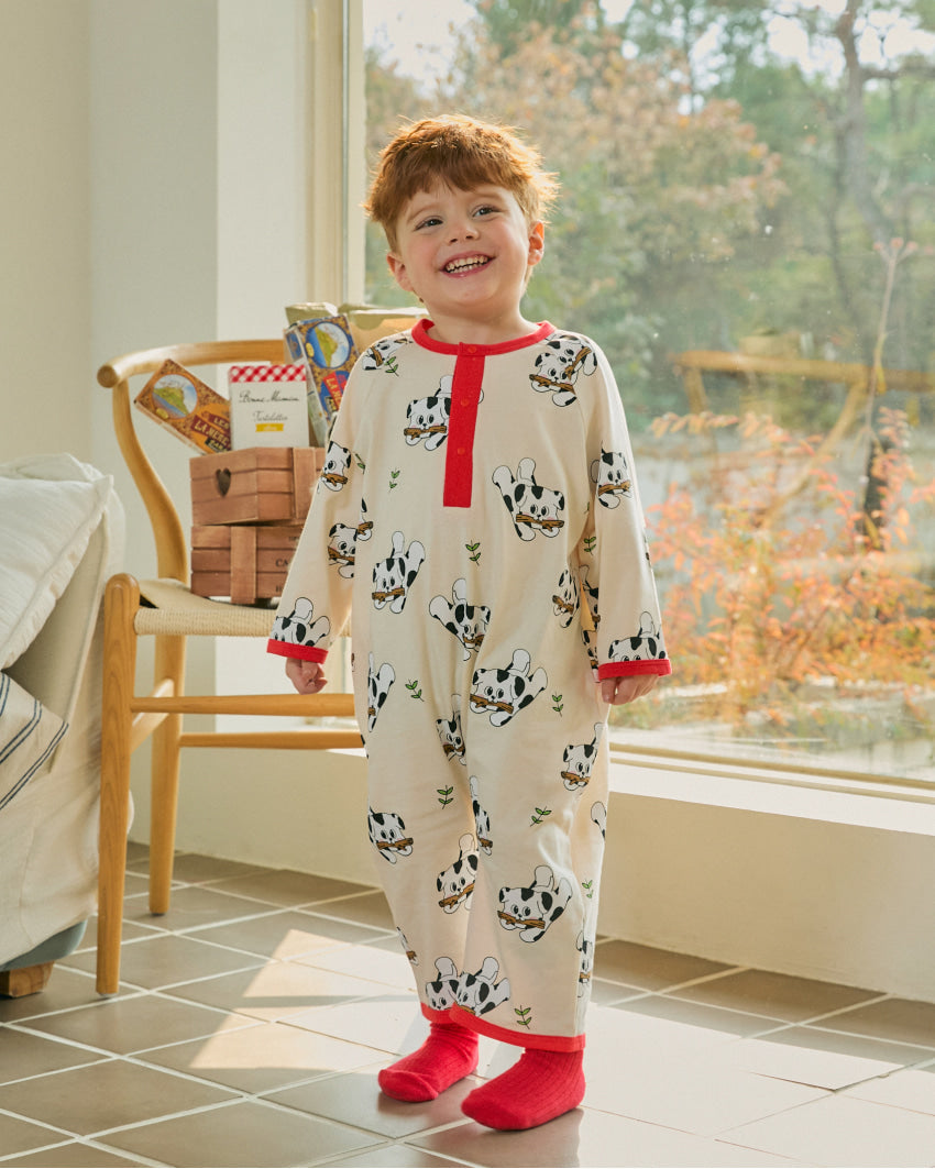 Cotton Modal All-Over Quick-Open Loose Fit Suit