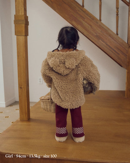 [26W] Atelier Somsom Ear-hood Fur Jumper