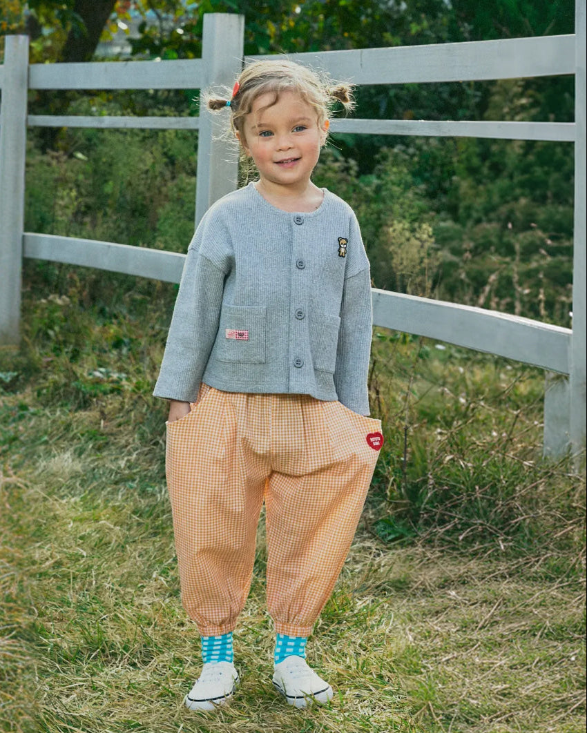 Woven Check Pocket Pants