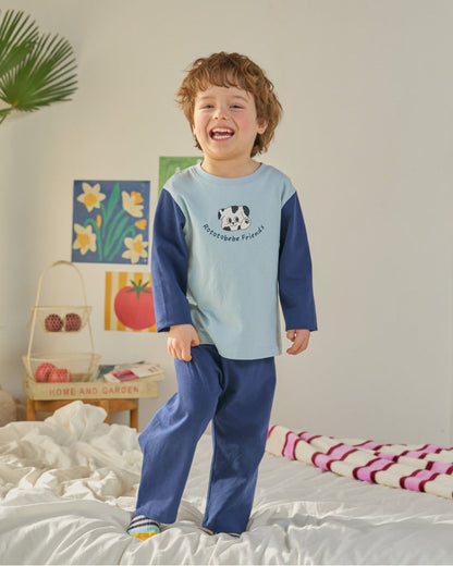 Bamboo Color Block Loungewear