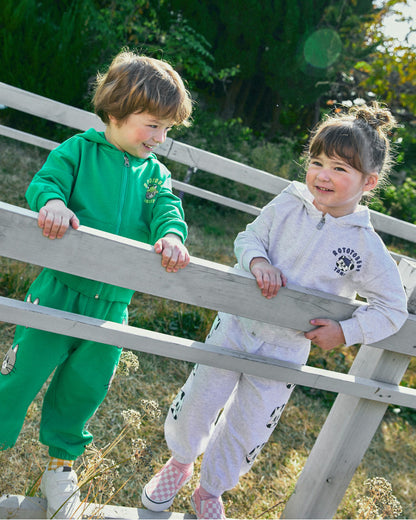 French Terry Point Hoodie Set