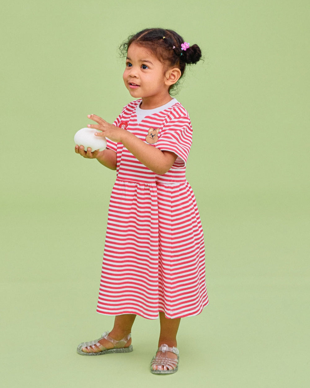Tropical Stripe Dress