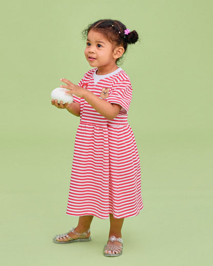 Tropical Stripe Dress