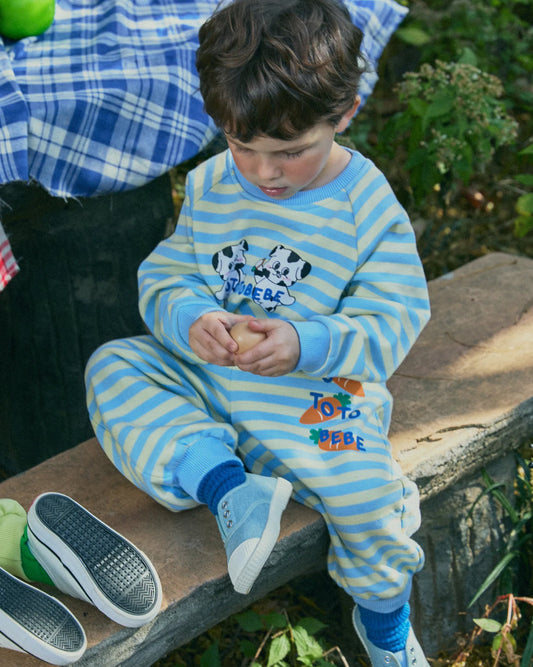 Mini French Terry Stripe Set