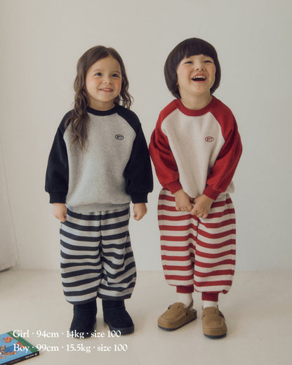 [26W] Atelier Essential Stripe Lounge Set