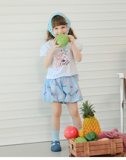 [26S] Single Jersey Puff Sleeve T-Shirt