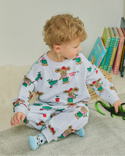 Mini French Terry All-Over Set