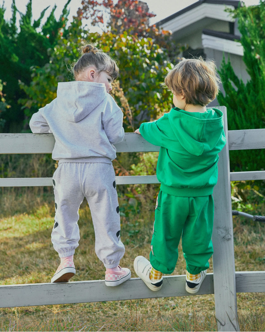 French Terry Point Hoodie Set