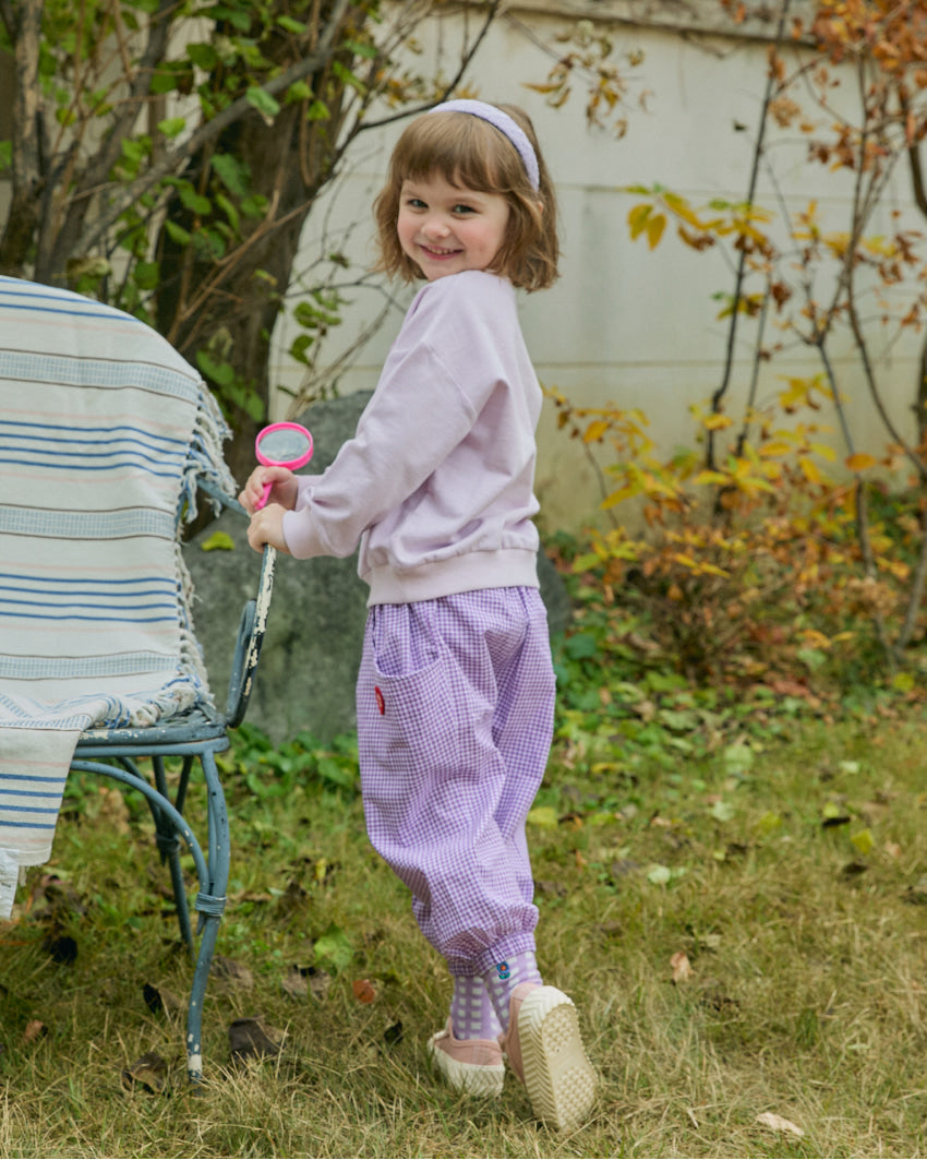 Woven Check Pocket Pants