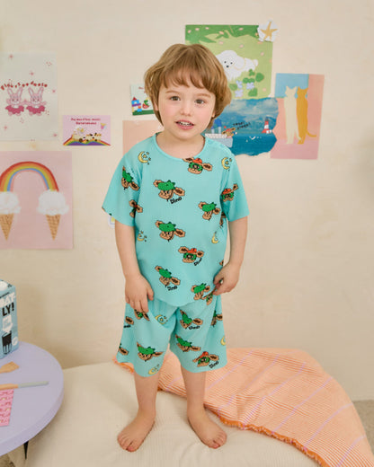 [26S] Crinkle All-Over Loungewear