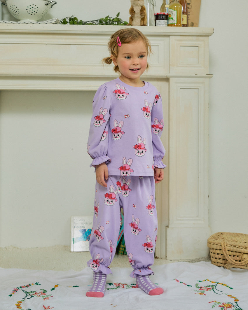 Cotton Modal All-Over Ruffle Loungewear